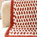 Braided Half Double Crochet Baby Blanket pattern