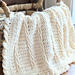 Twelve Cables Crochet Baptism Blanket pattern