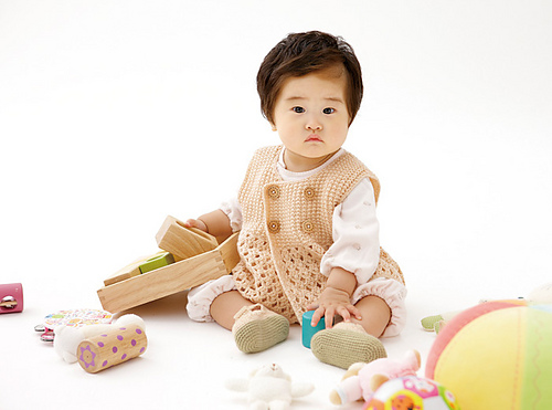 Fine Merino Baby Vest photo 1