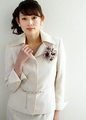 Noble Silk Flower Corsage photo 1