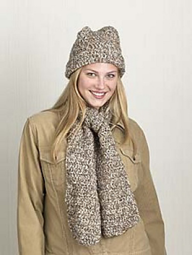 One-Skein Hat and Scarf (crochet) photo 1
