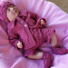 "Iris" cardigan set reborn / baby pattern