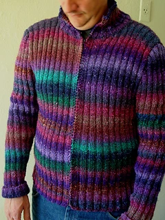 Jack's Noro sweater - finally finished