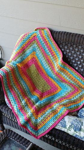 Ravelry: Modern Granny Afghan pattern by Jeanne Steinhilber