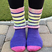 What a Feeling Socks pattern 