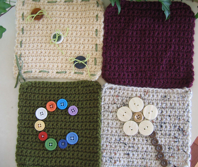 Blanket Squares (6" crochet version)