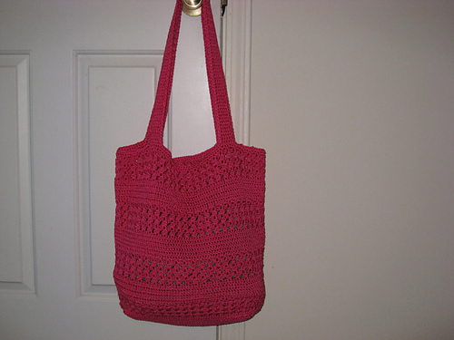 Large Crochet Summer Beach Bag photo 1