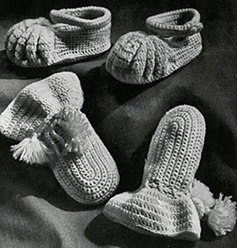 Cap, Bootees, and Mittens Set #5341 photo 1