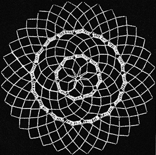 Ravelry: Round Lacy Doily Set pattern by American Thread Company