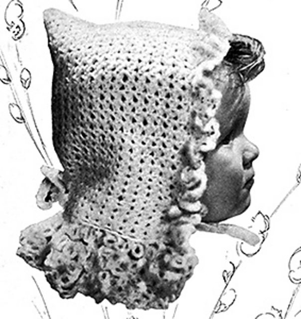 Ravelry Baby Hood 5322 pattern by American Thread Company