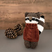 Pocket Buddies No7 Raccoon pattern