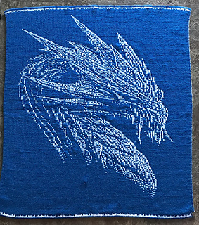 Ravelry: Dragon Throw pattern by Deb's Double Knits