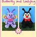 Butterfly and Ladybug pattern 