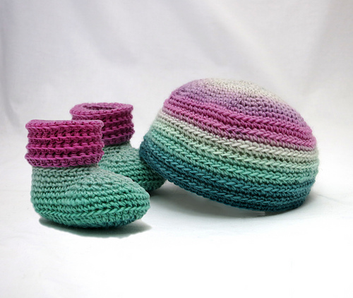 Sweet Baby Beanie and Booties photo 1
