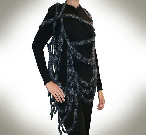 Cobweb Shawl or Spider Scarf for Adults photo 7