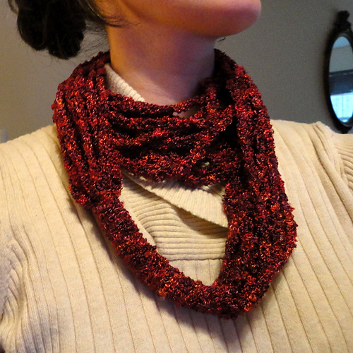 Easy Loopy Chain Scarf photo 2