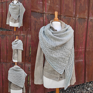 how to wear your Starstruck Shawl