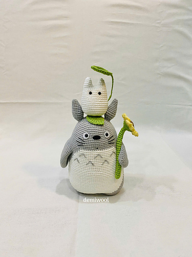 Tiny White Totoro - Demi Tran