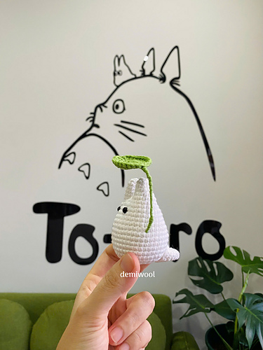 Tiny White Totoro - Demi Tran