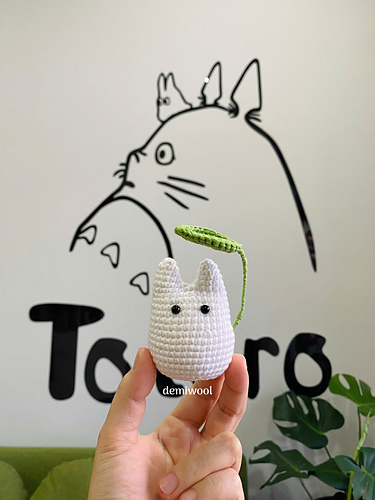 Tiny White Totoro - Demi Tran