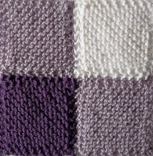 Blanket Square Diagonal Garter Stitch photo 5