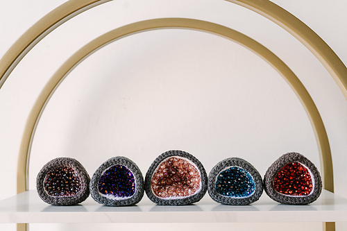 Two-Hour Aurora Crochet Geodes