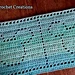 "Mouse Ears" Filet Crochet Blanket pattern 