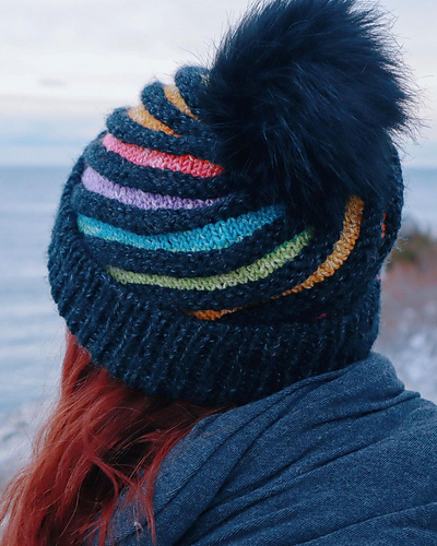 Striped Swirl Lue - Dreadful Velvet Designs