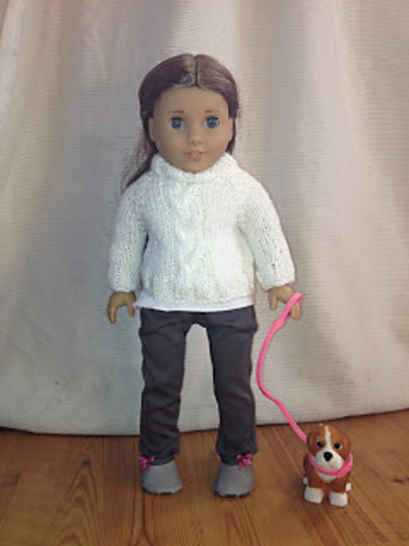 Cabled Doll Sweater photo 1