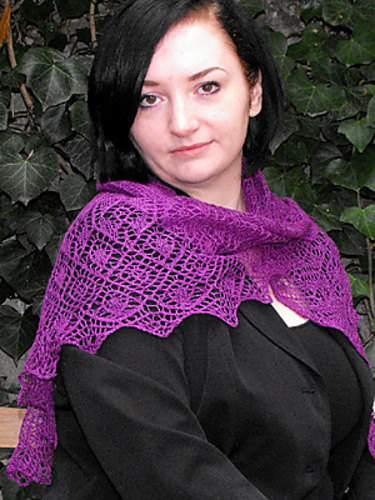 Ravelry: Tuch / shawl *MysticGlance* pattern by Birgit Freyer