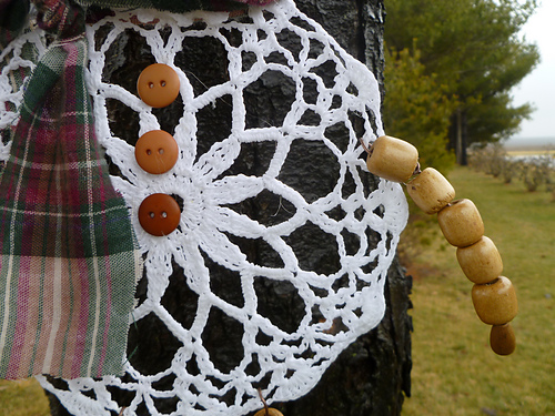 doily snowman photo 4