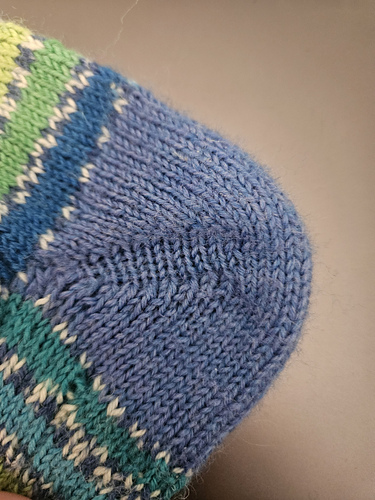 "Magic Fit" short row heel