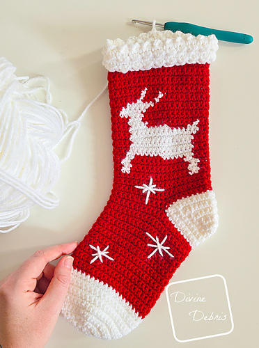 Twinkle Toes Reindeer Stocking photo 3