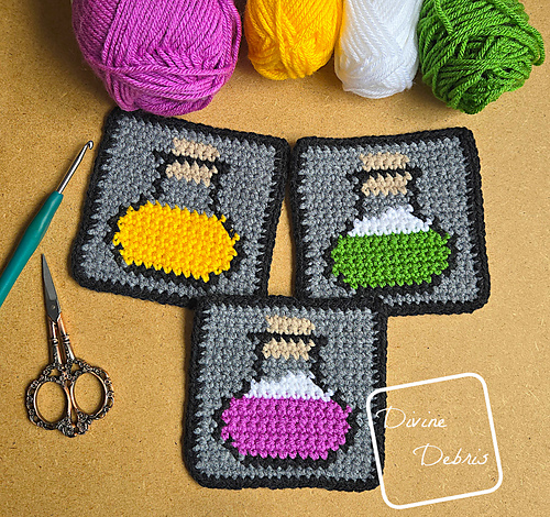 Cute Potions Coasters