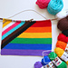 Progress Pride Flag Wall Hanging pattern 