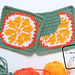 Cute Oranges Squares pattern