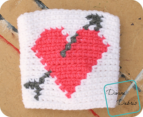 Tapestry Heart Mug Cozy photo 1
