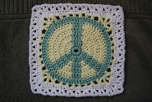 Fredstegn Granny Square - dmbonner