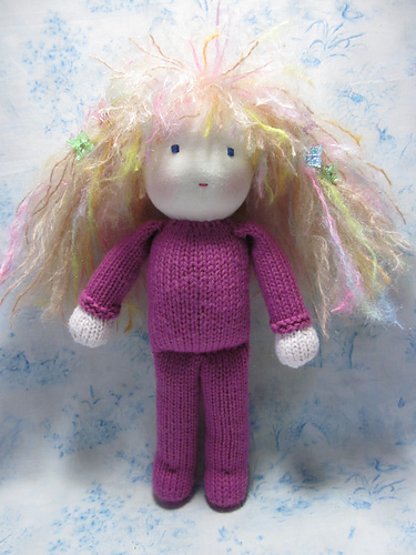Waldorf Doll with knit body photo 3