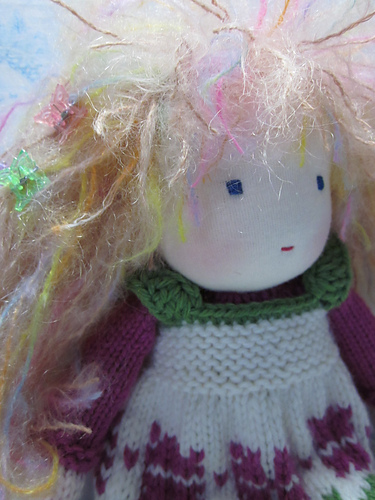Waldorf Doll with knit body photo 4