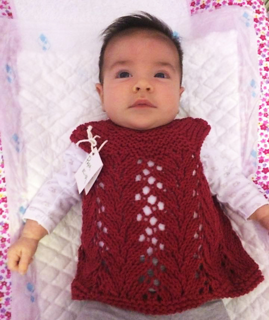 Ravelry doratejedora's Cherry dress for baby