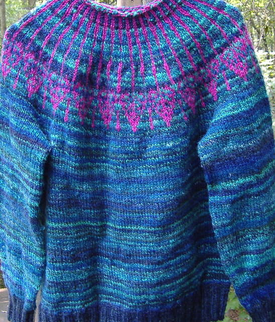 Ravelry Aspen Yoke Sweater pattern by Meg Swansen