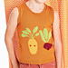 Débardeur jacquard jardin - M1369 pattern 