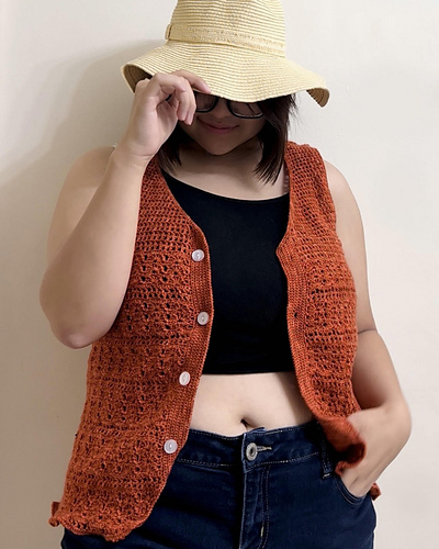 Luffy-inspirert vest - Duyen Pham