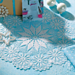 Modèle 87 Napperon blanc avec bordure de rosettes pattern 