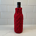 Cabled Beer Bottle Koozie pattern 