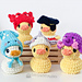 Mini Rubber Duck Sea Life Hats pattern 