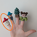 Basoa - Mushroom finger puppet pattern