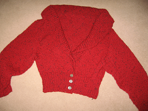 shawl sweater