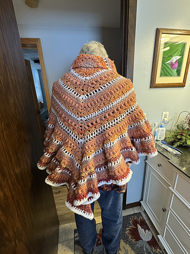 Amber Ember Shawl